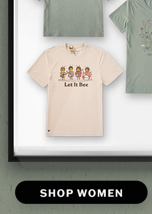 Shop animal and insect tees for women.