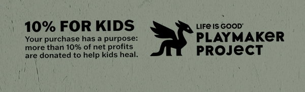 Your purchase helps kids in need. More than 10% of net profits are donated to help kids heal.