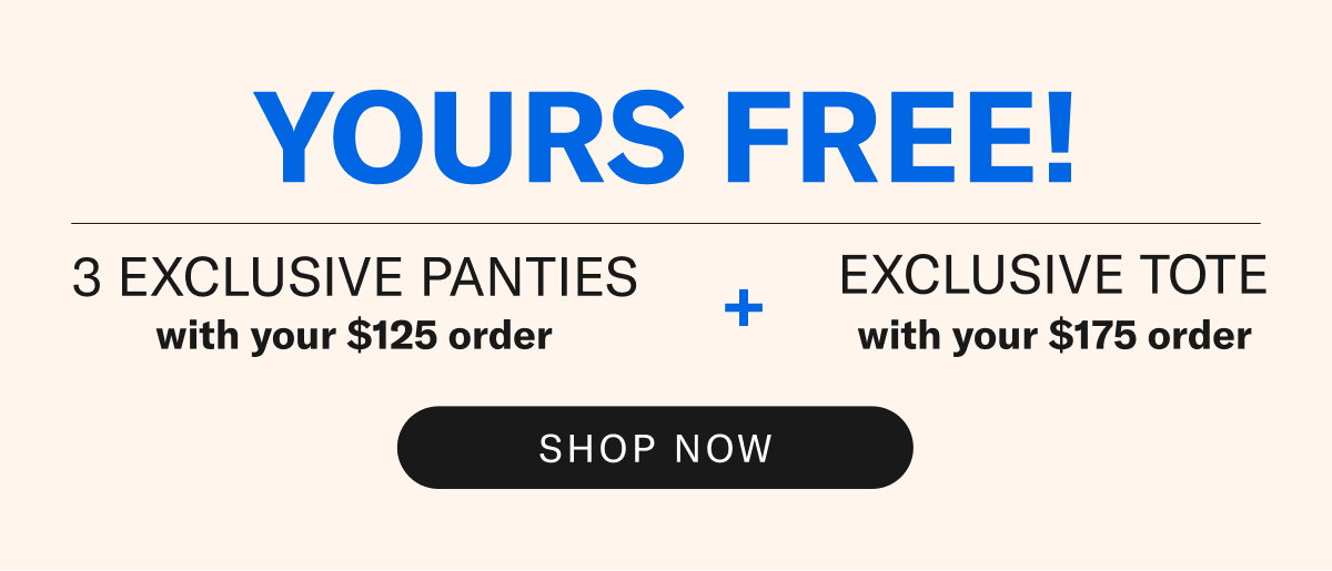 Free Gift with Your $125 Order