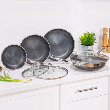HexClad 7-piece Cookware Set