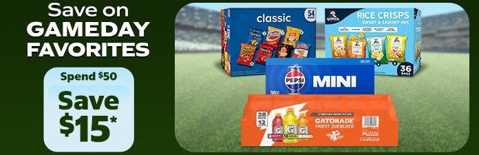 Save on Gameday favorites