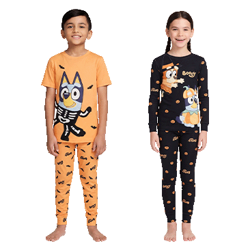 Character Kids' 4-piece Halloween Pajama Set