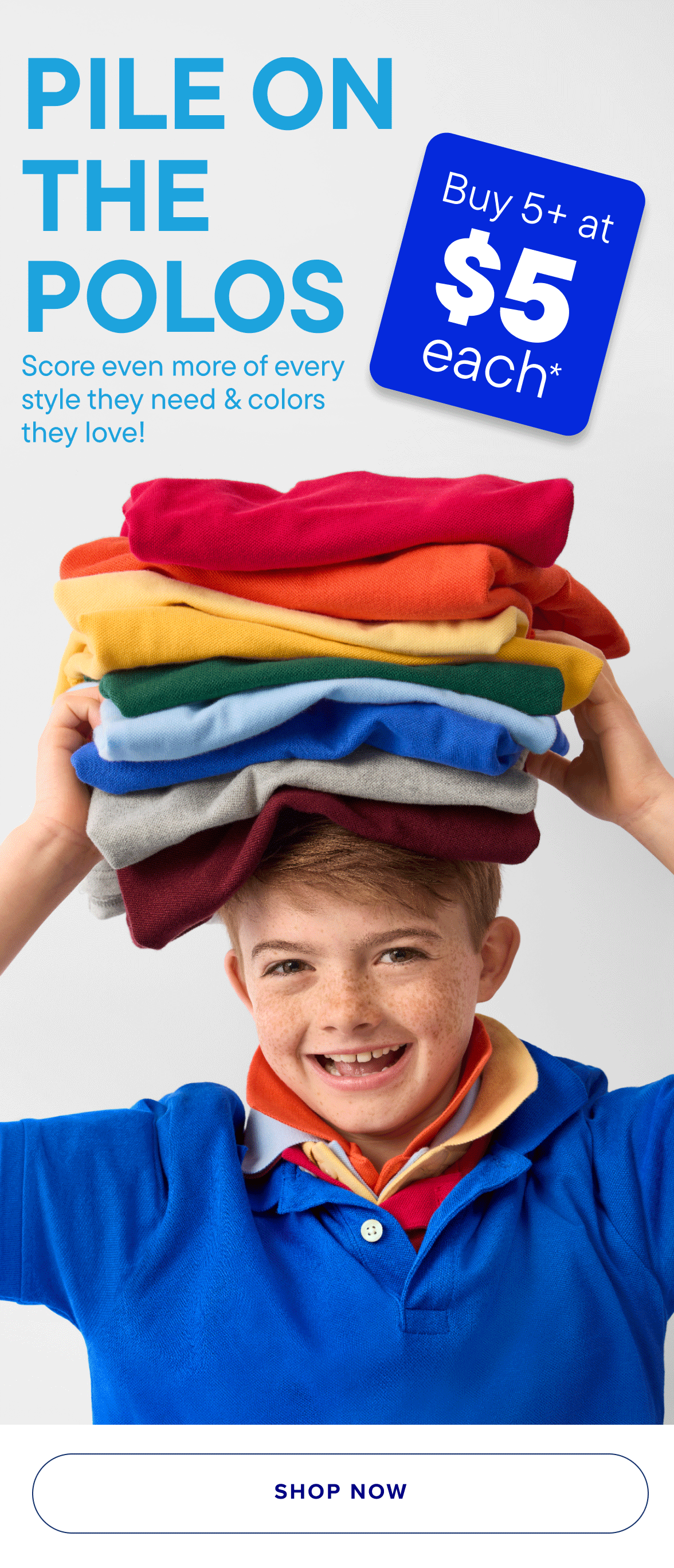 Buy 5+at $% each