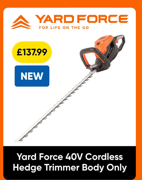 Yard Force 40V Cordless Hedge Trimmer Body Only