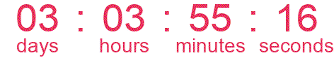 Countdown to offers ending
