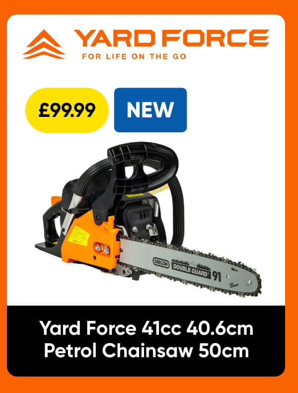 Yard Force 41cc 40.6cm Petrol Chainsaw 50cm CS4100A-5