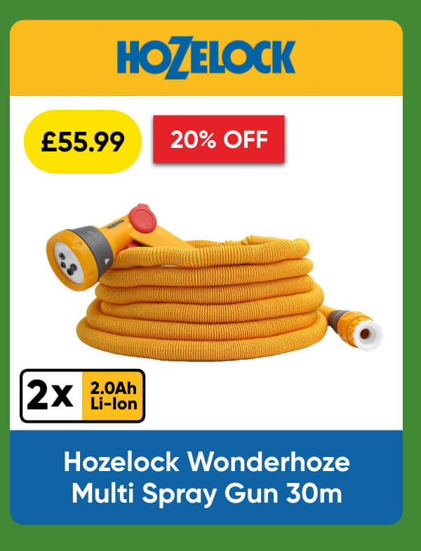 Hozelock Wonderhoze Multi Spray Gun 30m