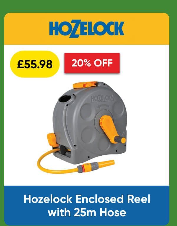 Hozelock Enclosed Reel with 25m Hose
