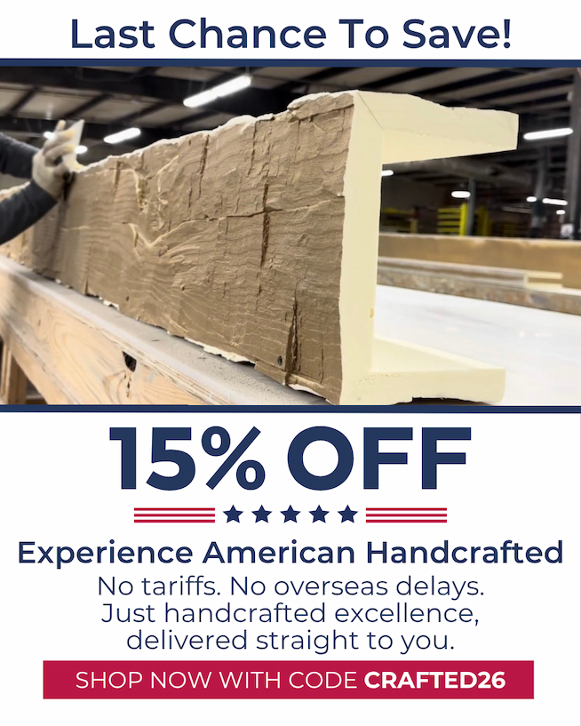 15% off at Barron Designs. Shop all wood beams, wall panels and more!