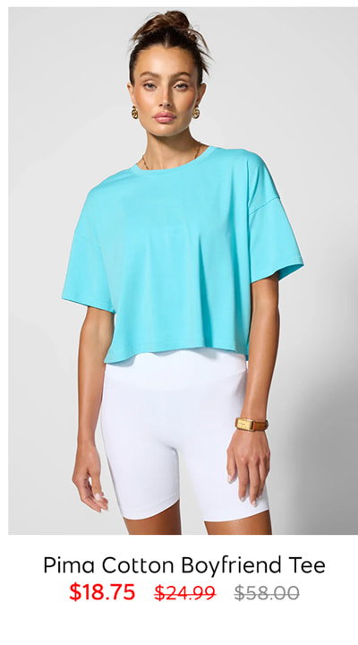 Pima Cotton Boyfriend Tee