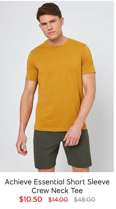 Achieve Essential Short Sleeve Crew Neck Tee