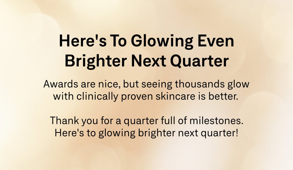 Closing message thanking the Omnilux community and celebrating Q2 milestones.