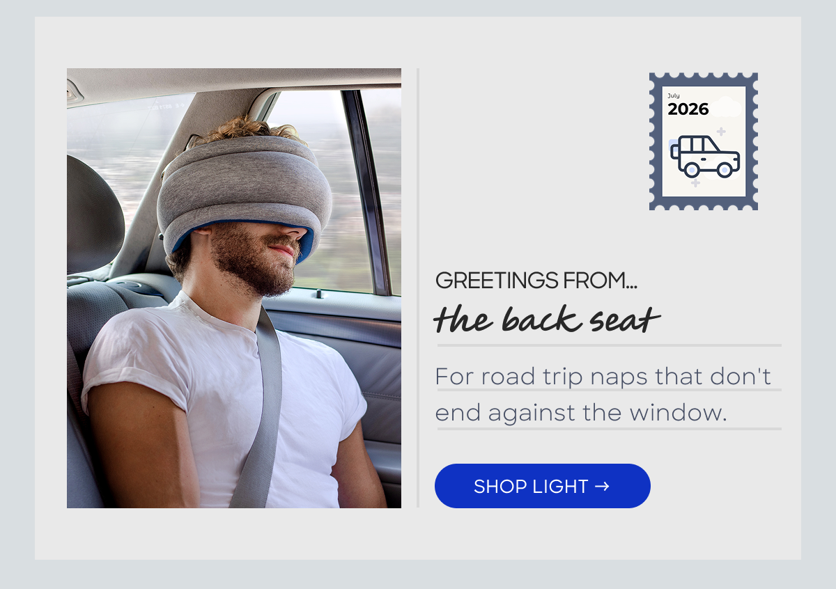 take naps during roadtrips