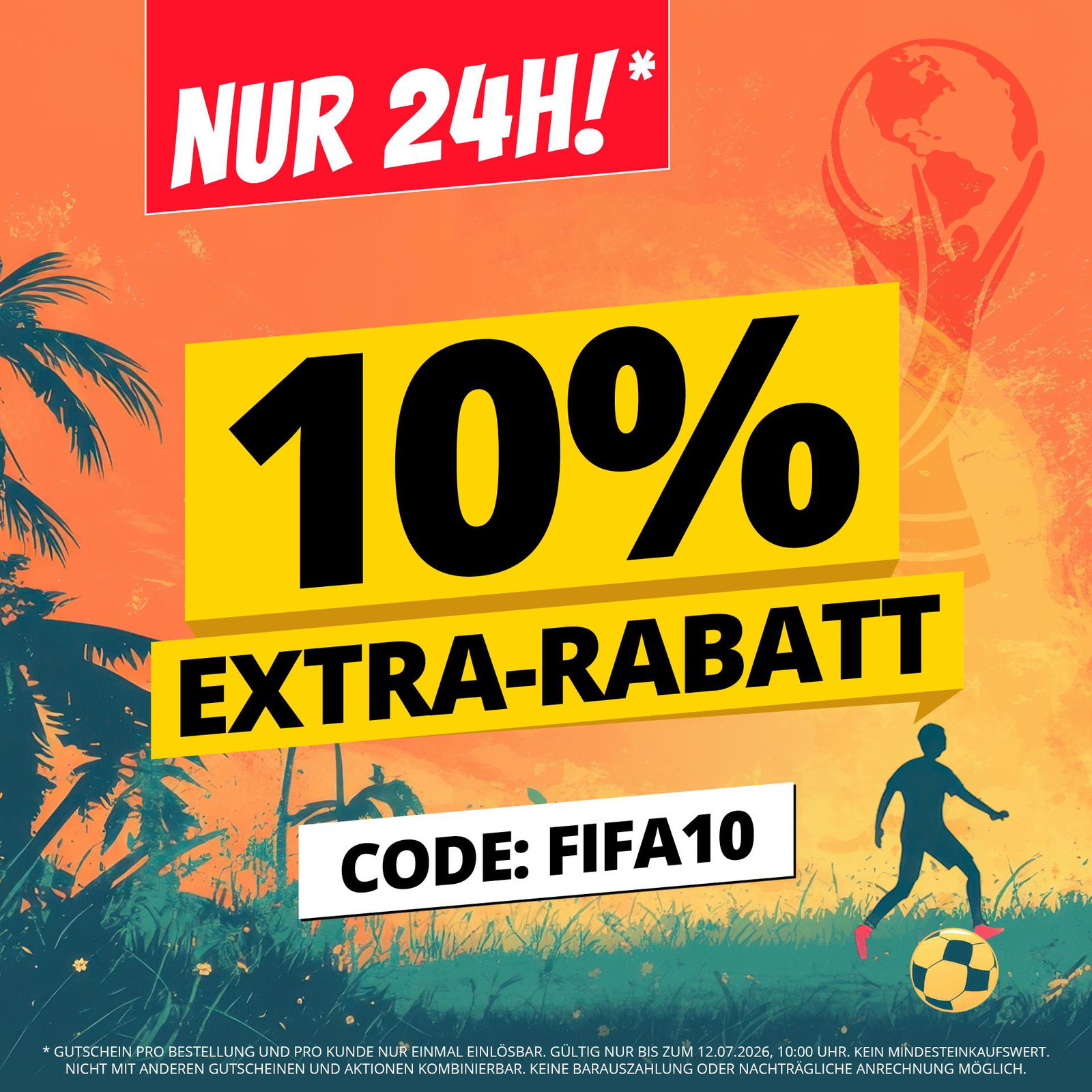 10% EXTRA-RABATT auf ALLES