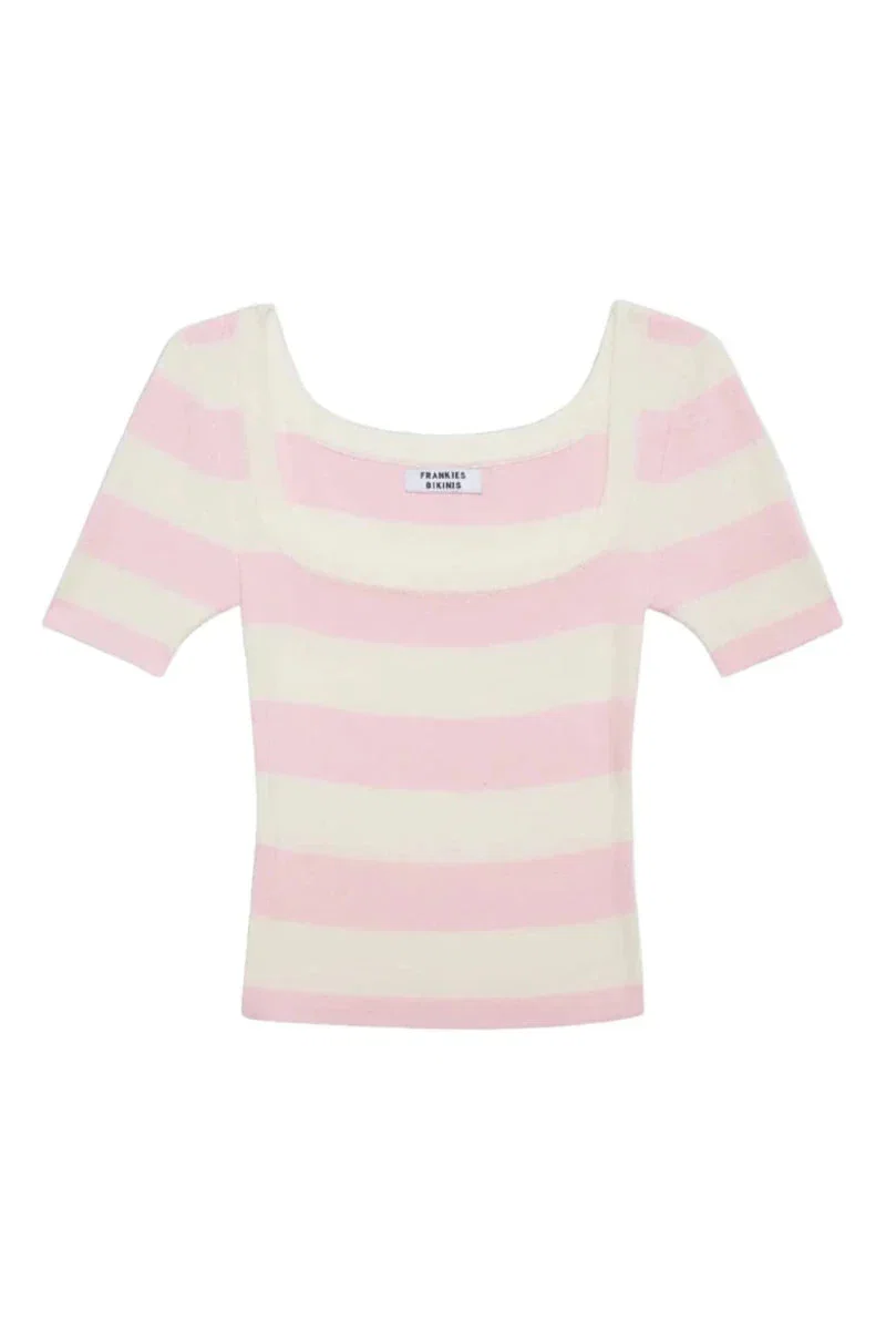 Frankies Bikinis Sunset Ballet Knit Shirt