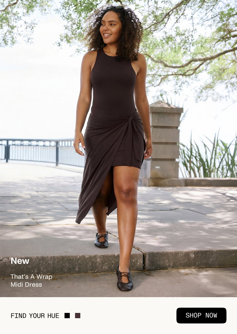 That's A Wrap Midi Dress