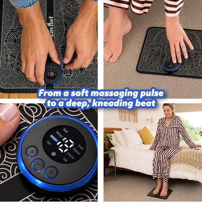 From a soft massaging pulse to a deep, kneading beat