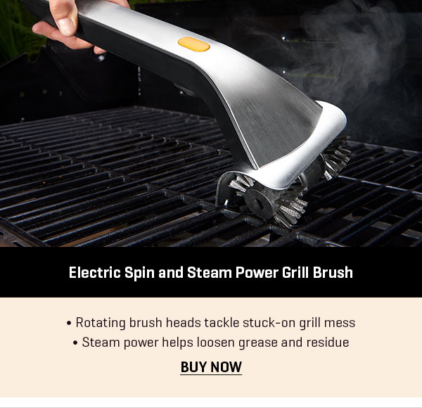 Electric Spin and Steam Power Grill Brush