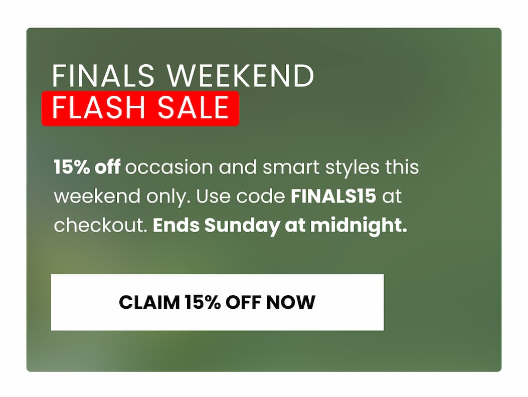 Finals Weekend Flash Sale - 15% off code FINALS15
