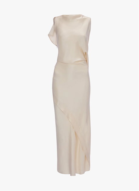 Kyra Midi Dress In Ivory
