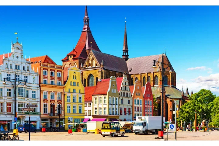För 2: Färjeöverfart till Rostock t/r med hytt och hotell