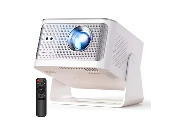 2026 HY350 MAX 8K HD Smart Projektor Android 14 900 ANSI med Autofokus och Appar