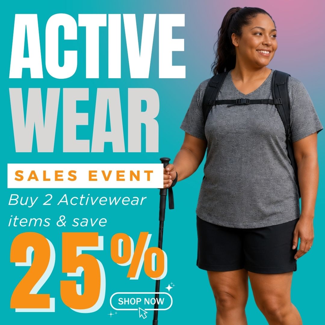JunoActive Plus Size Women's activewear Clothing -Buy 2 Activewear items, Save 25%