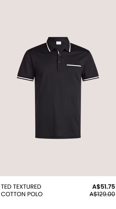 Ted Textured Cotton Polo