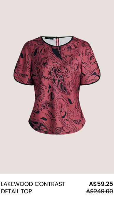 Lakewood Contrast Detail Top