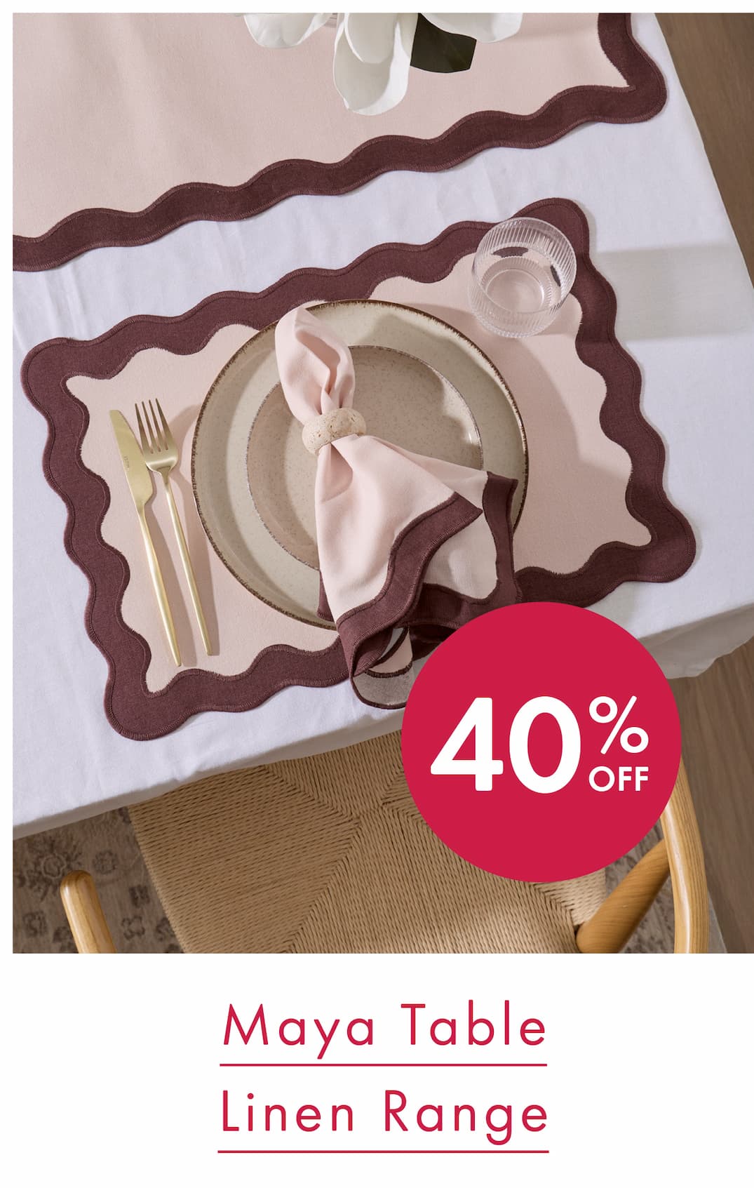 Maya Table Linen Range