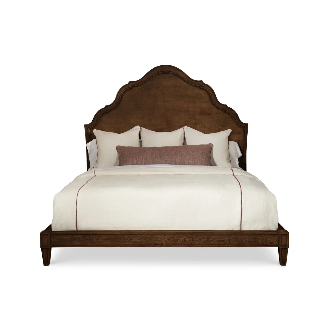 Casa Bella Solid Wood Low Profile Standard Bed