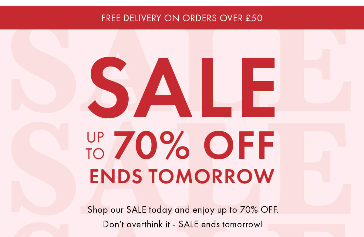 SALE UP TO 70% OFF 