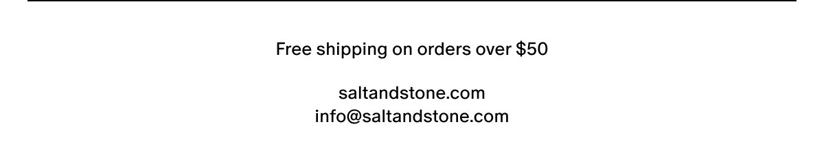 Free Shipping on US orders $50+