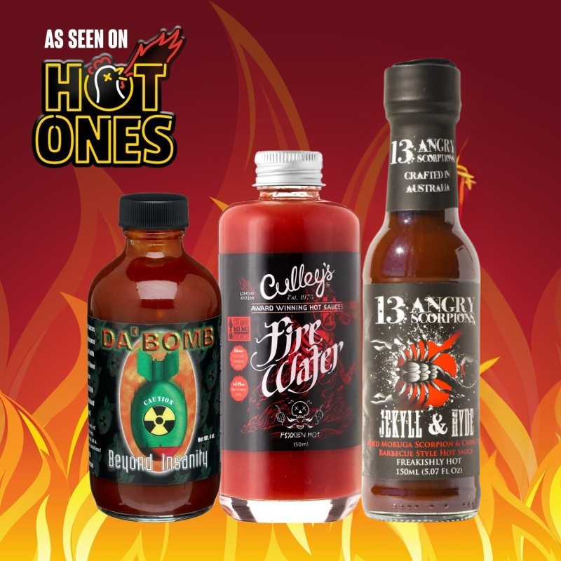 Hot Ones Trio Hot Sauce Pack