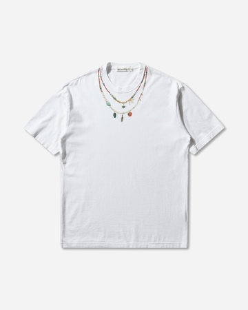Women's Trompe L'œil Necklace T-Shirt White