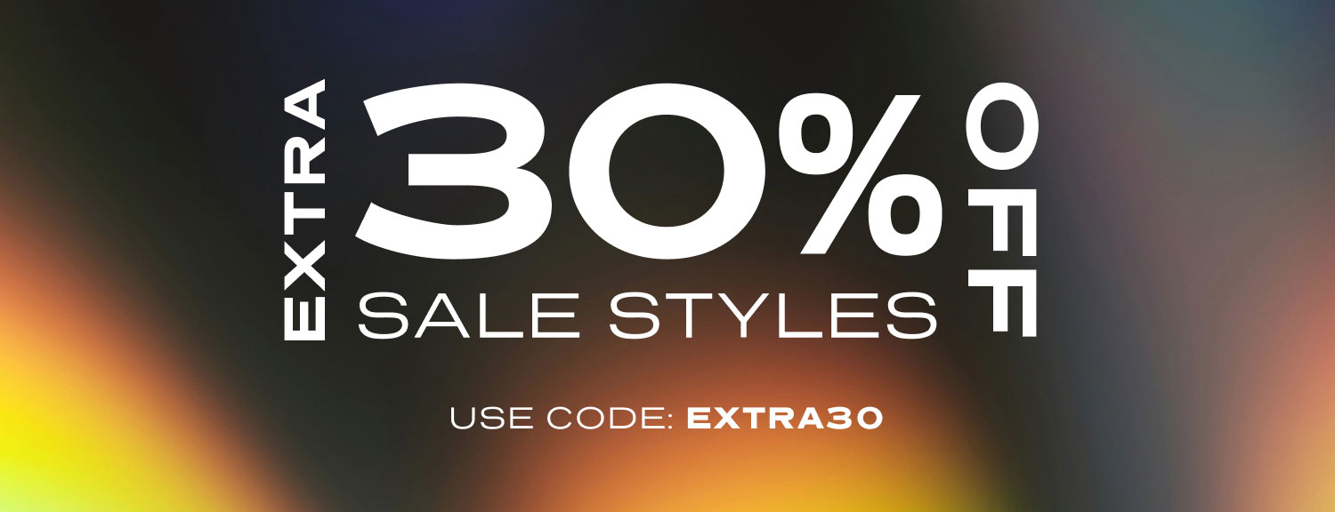 Extra 30% Off Sale Styles - Used Code: EXTRA30