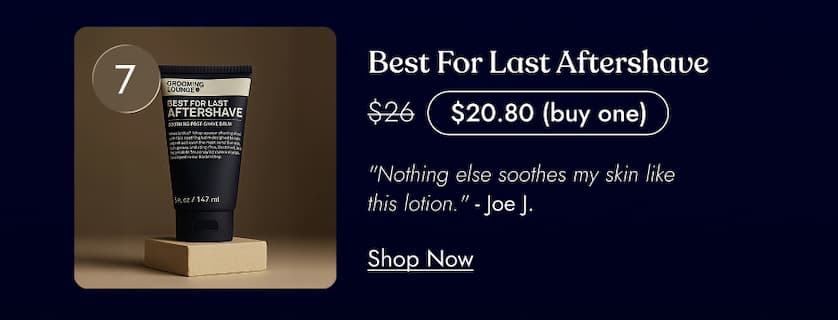 Best For Last Aftershave 