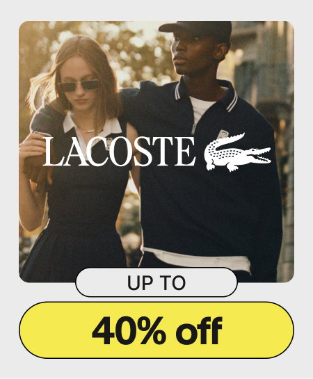 Lacoste | Up to 40% off