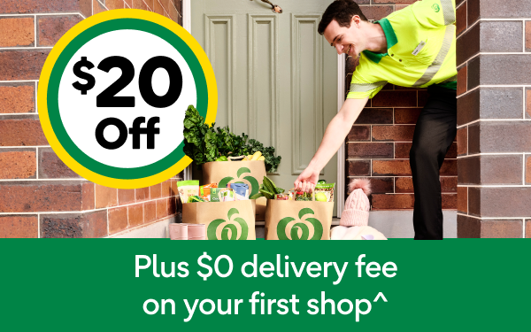 Plus $0 delivery fees on your first shop^