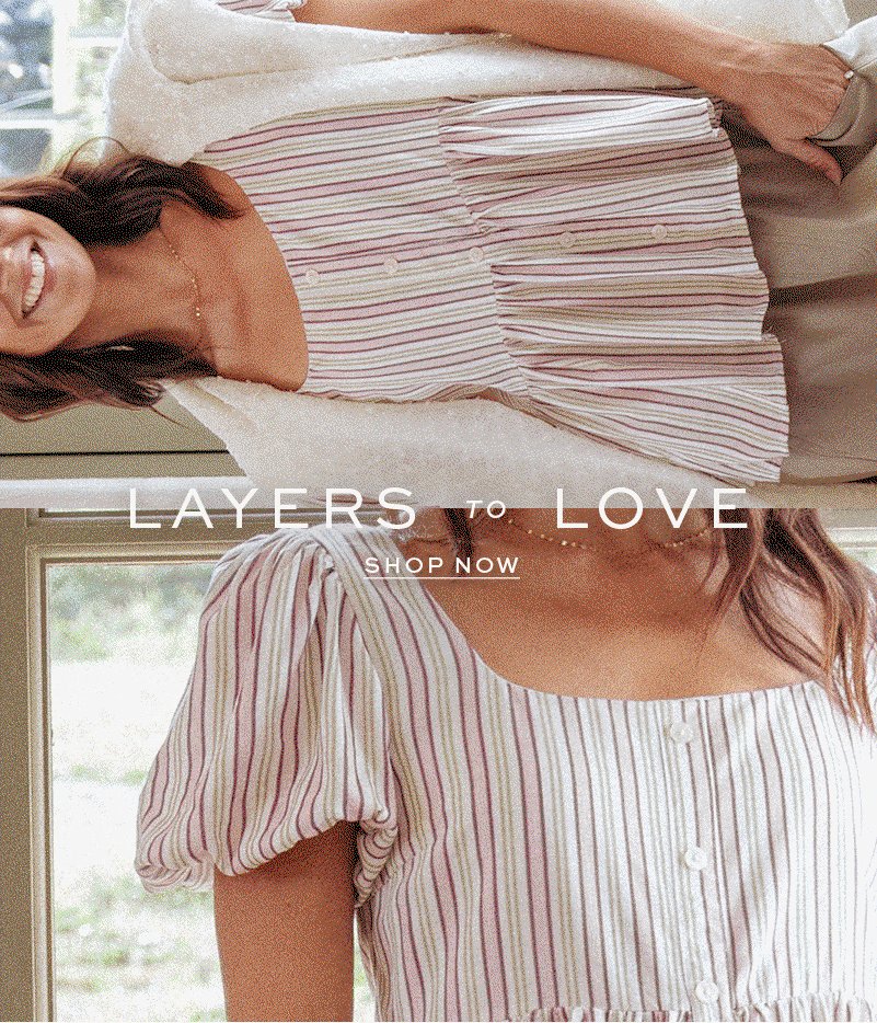 Tops made for the in-between season.
