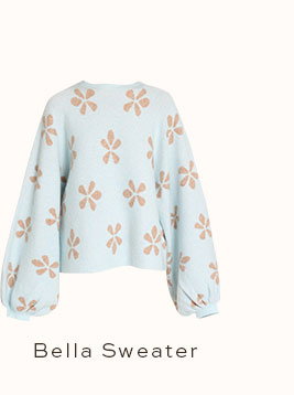 Bella Oversized Daisy Sweater