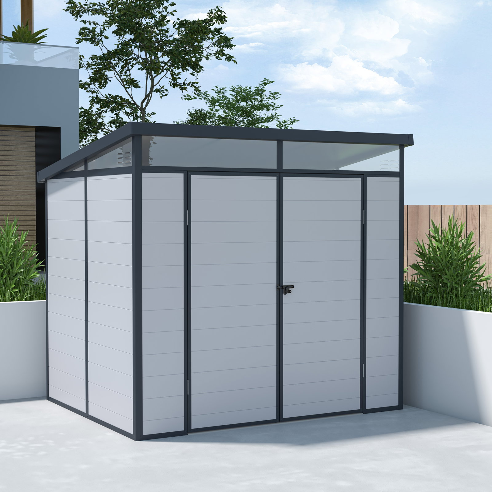 Image of BillyOh Stafford Pent Plastic Shed
