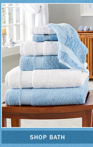 Shop Bath. Egyptian Cotton Open Stock Bath Collection