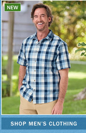 Shop Men's Clothing. New: Orton Brothers Comfort Cotton Plaid Short-Sleeve Shirt