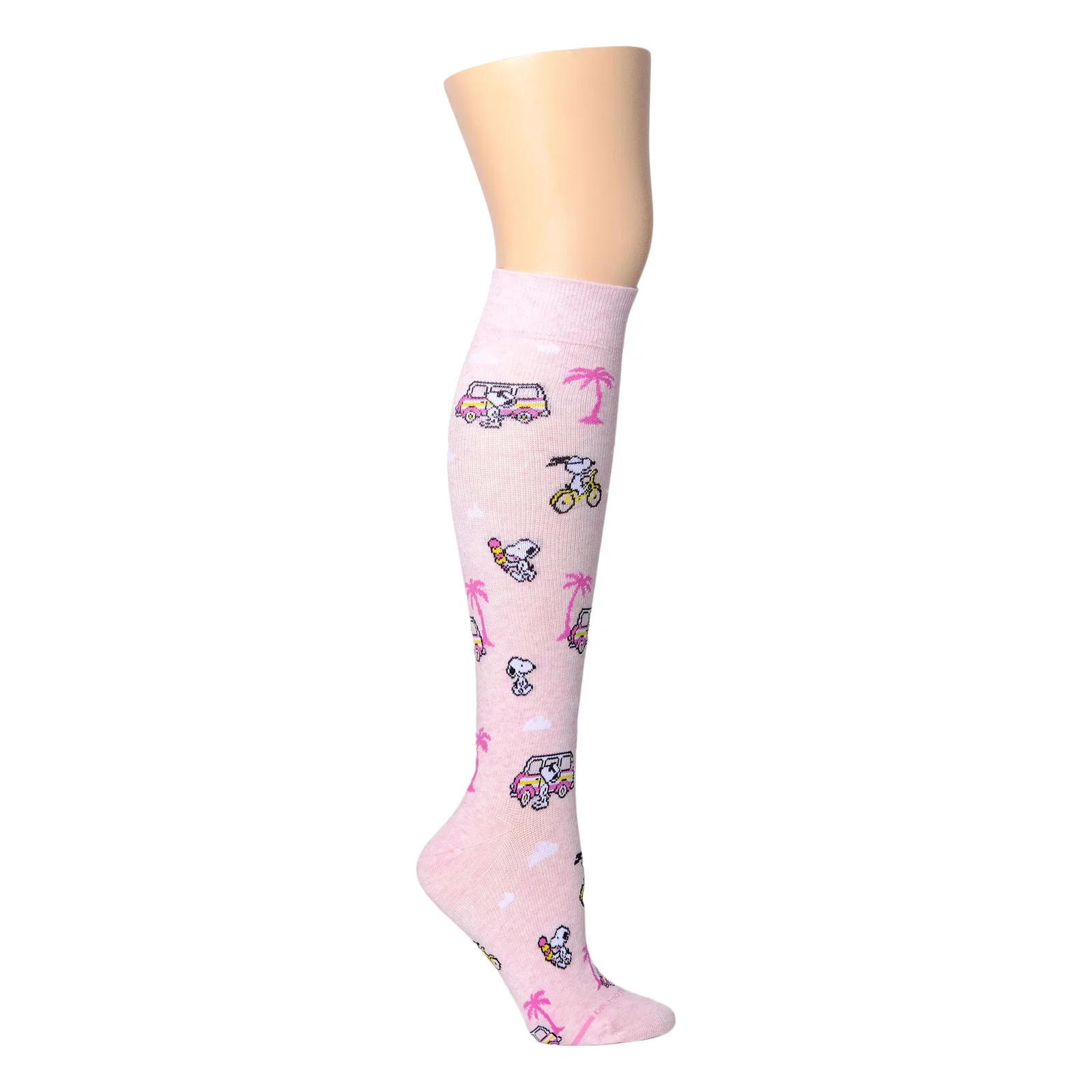 Image of Snoopy Beach | Knee-High Compression Socks For Women