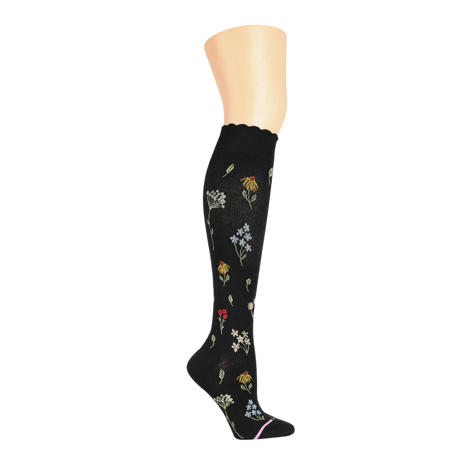 Image of Wildflowers | Knee-High Compression Socks For Women