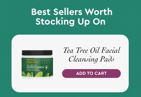 Tea Tree Oil Facial Cleansing Pads