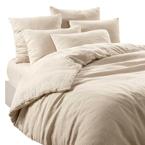 Housse de couette Leria Haomy en lin lavé – 5 coloris intemporels
