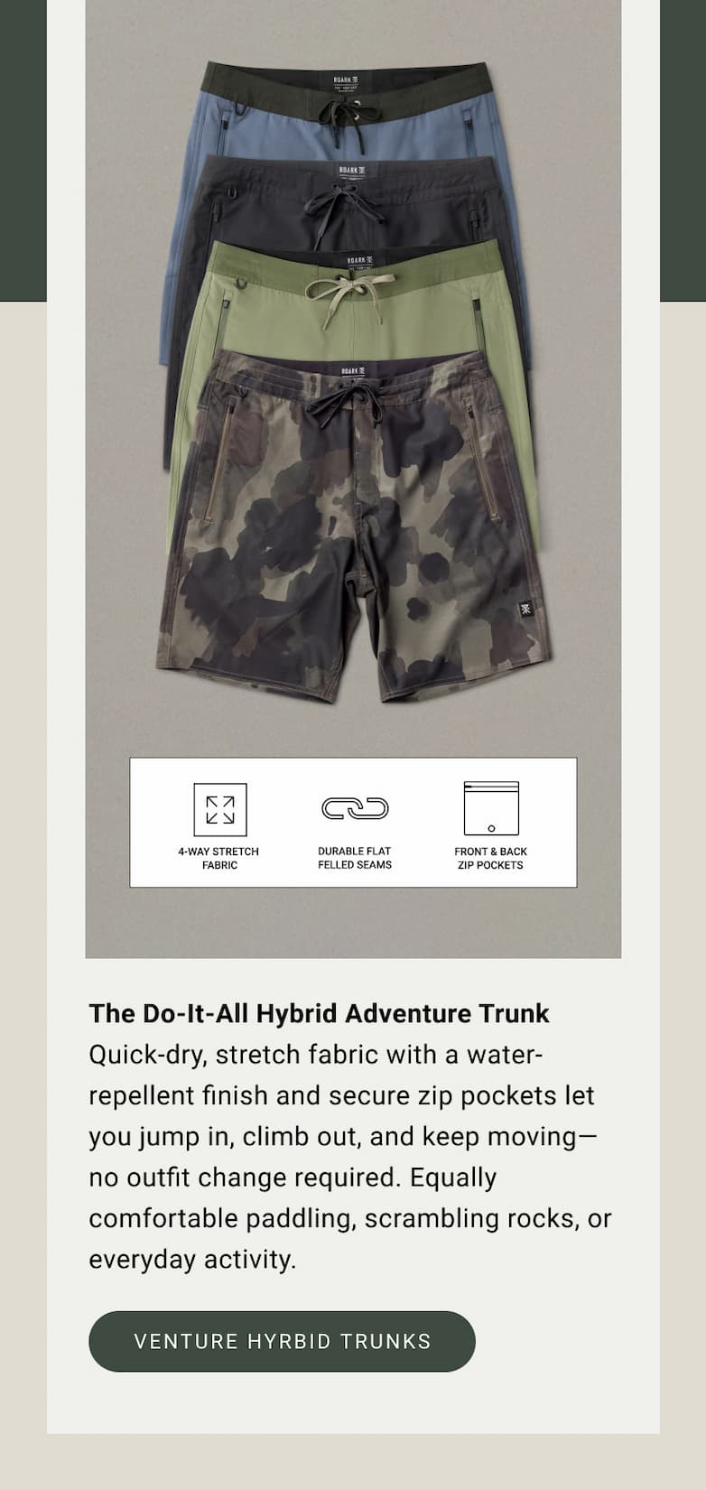 Shop The Venture Hybrid Trunk - For Days That Move Between Land And Water