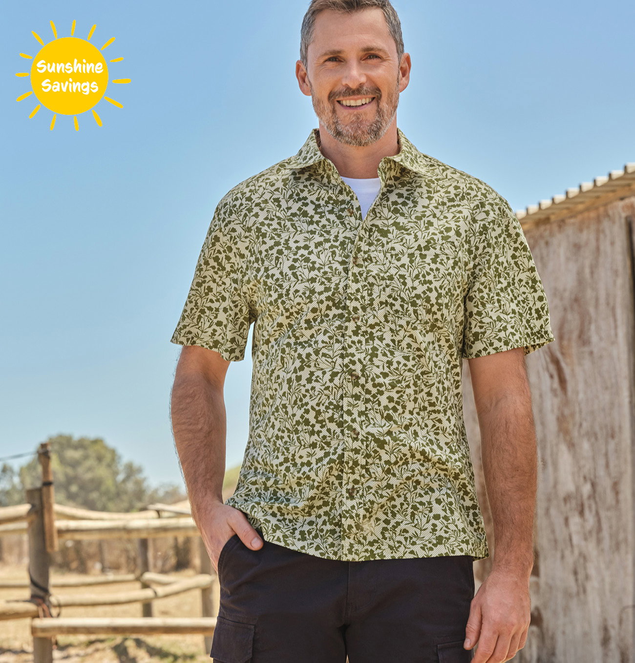 Short Sleeve Cotton Shirt
